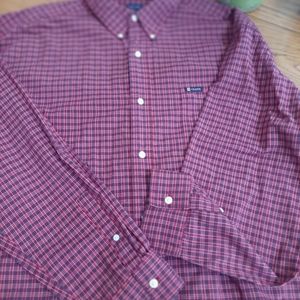 Chaps Men's Button Up Dress Shirt Size XXL